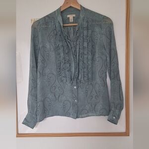J. Crew 100% Silk Blouse
